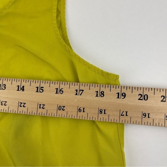 Kardashian Kollection Tank Top Womens Large Yellow Sheer - Picture 6 of 11